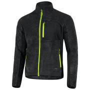 Herren-Sweatshirt Etape Warmer dunkelgrau antracit/žlutá fluo