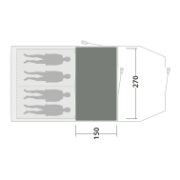 Zeltteppich Outwell Cozy Carpet Rockwell 4