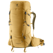 Herren Rucksack Deuter Aircontact Core 50+10 hellbraun savanna-nori