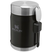 Thermobehälter fürs Essen Stanley mit Löffel/Gabel 400 ml schwarz MatteBlackPebble
