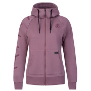 Damen-Sweatshirt Rafiki Nuria Zip lila grape shake