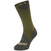 Wasserdichte Socken SealSkinz Raynham grün Olive/Grey Marl