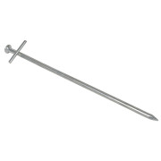 Zeltheringe-Set Bo-Camp Rock peg - Tarzan 17cm 10x silber