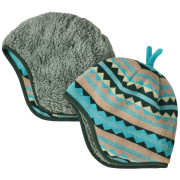 Kindermütze Patagonia Baby Reversible Beanie grau Diamond Stripe: Snowmelt Blue
