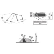 Wanderzelt Easy Camp Sarek 1