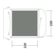 Zeltteppich Outwell Cozy Carpet Daytona Air / Pine Hills