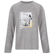 Kinder-T-Shirt Regatta Burnlee grau/weiß Silver Grey