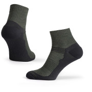 Socken Zulu Merino Lite Men grün/schwarz