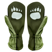 Kinder-Softshellhandschuhe WAMU Khaki