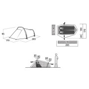 Wanderzelt Easy Camp Sarek 2