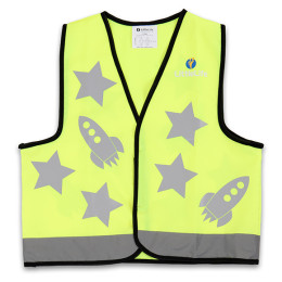 Kinderweste LittleLife Hi-Vis Safety Vest gelb