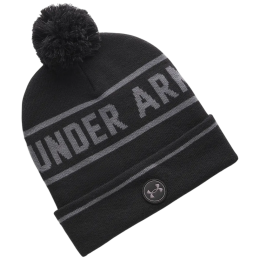 Mütze Under Armour M's Drive Pom Beanie schwarz Black