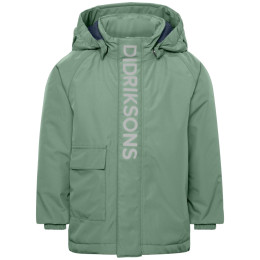 Kinder Winterjacke Didriksons Talvi Kids Jkt 2 Dark Moss dunkelgrün Dark Moss