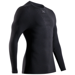 Herren-Funktionsshirt X-Bionic Mightywool Shirt Ls schwarz X BLACK