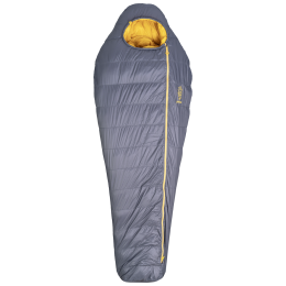 Daunenschlafsack Patizon D 590 L (186-200 cm) schwarz/gelb Anthracite / Gold