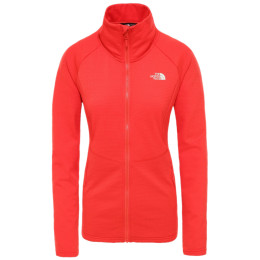 Damen-Sweatshirt The North Face Quest Grid Midlayer rot JuicyRed