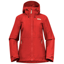 Damenjacke Bergans Nordmarka Leaf Light Wind Jacket Women rot Dark Brick