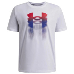 Kinder-T-Shirt Under Armour B Logo Blur SS White weiß White