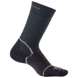 Damensocken Icebreaker Women's Hike+ Medium Crew (2018) schwarz JetHthr/Silver/Black