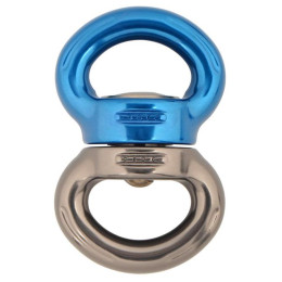 Seilrolle DMM Axis Swivel Small silber/blau Titanium/Blue
