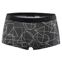 Damen-Boxershorts Craft Boxerky Greatness Waistband W schwarz/weiß Blackwhite