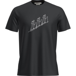 Herren-T-Shirt Icebreaker M Mer 150 Tech Lite SS T NatSkiTour schwarz Black