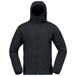 Herren-Winterjacke Norrona femund thermo60 Zip Hood schwarz Caviar Black