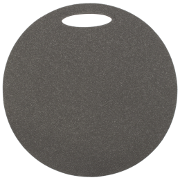 Sitz Yate runde Einzelschicht grau