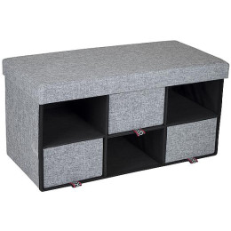 Hocker Bo-Camp Barnet Ottoman grau Grey