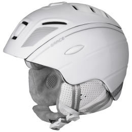 Damen Skihelm Etape Grace weiß/grau bílá mat