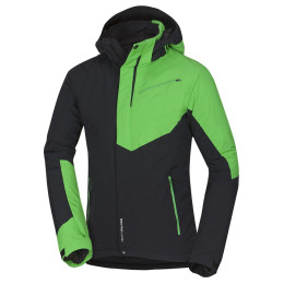 Herrenjacke Northfinder Branden schwarz/grün Blackgreen