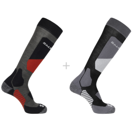 Kniestrümpfe Salomon S/Access 2-Pack mix1 BLACK / Beluga