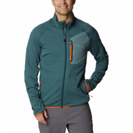 Herren-Sweatshirt Columbia Triple Canyon™ Full Zip blau/grün Night Wave