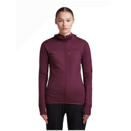 Damen Funktions-Sweatshirt Icebreaker W M 300 Descender LS Zip Hoodie