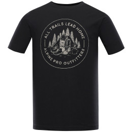 Herren-T-Shirt Alpine Pro Lefer schwarz/grau black