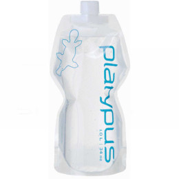 Wasser Faltflasche Platypus Soft Bottle 1,0L Closure weiß SalariesLogo