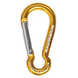 Hilfskarabiner Singing Rock Mini Pear gelb