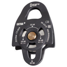 Umlenkrolle Singing Rock Extra Plus schwarz