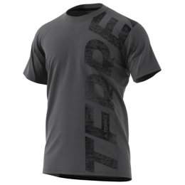 Herren-T-Shirt - ausgestellt Adidas Trail Cross Tee dunkelgrau Grefiv