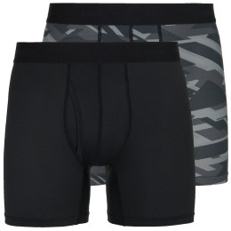 Herren-Boxershorts Kilpi 2P Nett-M schwarz/grau black/grey