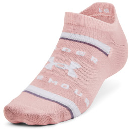 Damensocken Under Armour Essential No Show 6pk rosa Retro Pink / White / White