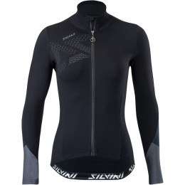 Damen-Radtrikot Silvini Calvana schwarz/grau BlackCharcoal