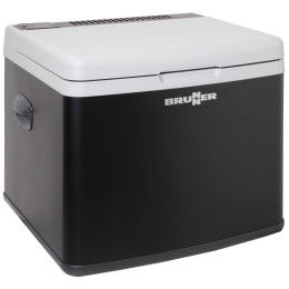 Kompressor-Kühlschrank Brunner Polarys Hybrid 42 schwarz/weiß