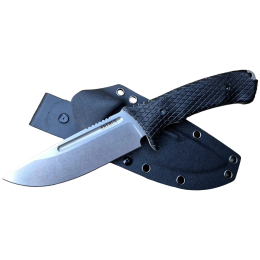 Jagdmesser Dachs Knives Erebus schwarz Black Micarta