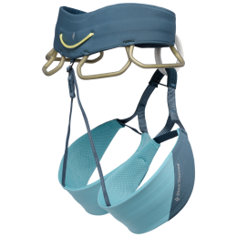 Damen Klettergurt Black Diamond W Solution Harness blau Glacier