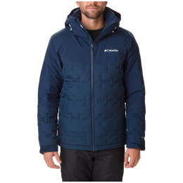Herrenjacke Columbia Wild Card Down Jacket blau/rot CollegiateNavy