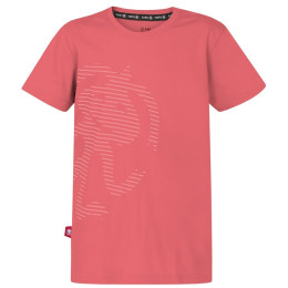 Kinder-T-Shirt Rafiki Kailas Jr rosa/weinfarbe sugar coral