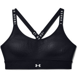 Büstenhalter Under Armour Infinity Mid Bra schwarz Black/Black/White