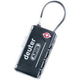 Schloss Deuter TSA Cable Lock schwarz black