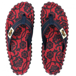 Flip-Flops Gumbies Islander Flip-Flops - Red & Blue Rose